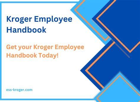 0 Former Product Manager in nullnull. . Kroger employee handbook 2022